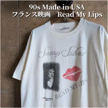 90년대 USA제 프랑스 영화 Read My Lips 티셔츠 XL