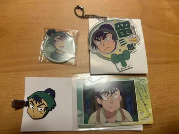 닌자 마마카리 클립 식만루 사부로 데코 부채 키링 스나마이 스티커