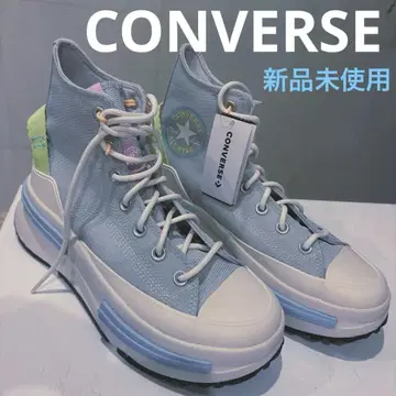 새상품 한국 컨버스 랜스 스타 하이크 하이컷 스카이블루 24cm