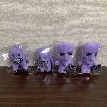 파랑 귀신 후와티 봉제 인형 4종 세트