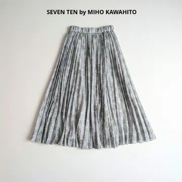 SEVEN TEN by MIHO KAWAHITO 쉬폰 플리츠 스커트