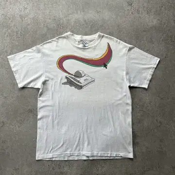 90s Hanes 헤인즈 켄싱턴 기업 티셔츠 USA제 화이트 L