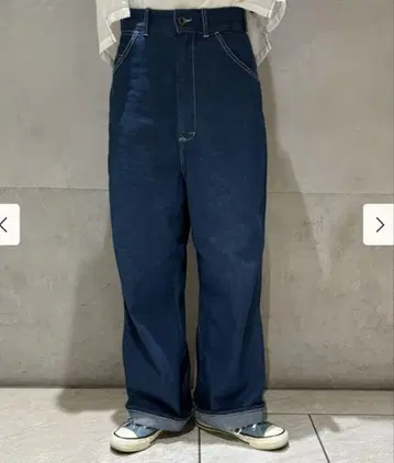 BEAMSBOY 레이스업 워크 팬츠 데님 사이즈 1