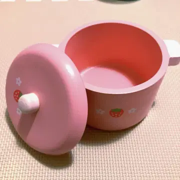 새상품급 마더 가든 뚜껑이 있는 깊은 냄비 야생 딸기 냄비 카레 냄비