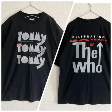 1993 The Who Tommy 30주년 밴드 티셔츠 블랙 XL