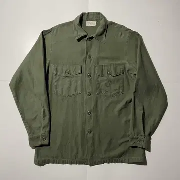 60년대-70년대 초기 USMC 유틸리티 셔츠 빈티지 미군 실물
