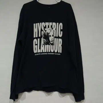 HYSTERIC GLAMOUR 롱 슬리브 티셔츠 L 블랙