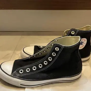 컨버스 하이컷 올스타 스니커즈 블랙
