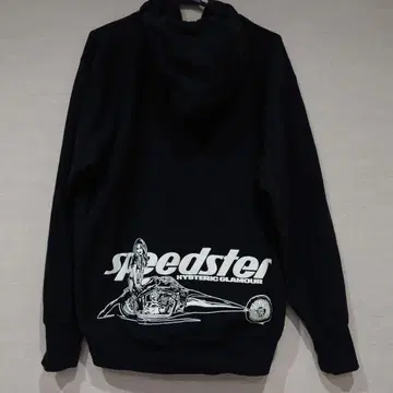 HYSTERIC GLAMOUR 스피도 스타 후드티 L 블랙