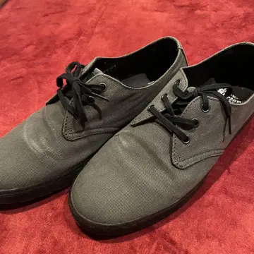 Dr. Martens 그레이 캔버스 uk10 28.5cm~29cm 정도