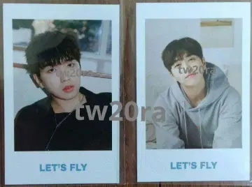 블랙 화이트 ver. 샌들 LET'S FLY 폴라로이드 2장 세트