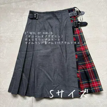 O'NEIL OF DUBLIN (오닐 오브 더블린) 체크 랩 스커트