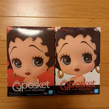 Qposket Betty Boop 베티 전 2종 A B 세트 2개