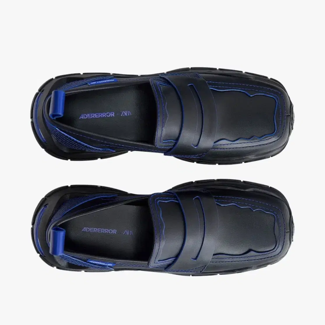 【ADERERROR】 Zara x Ader Error Leather Loafers Black Zara x Ader Error Leather Loafers Black | eBay