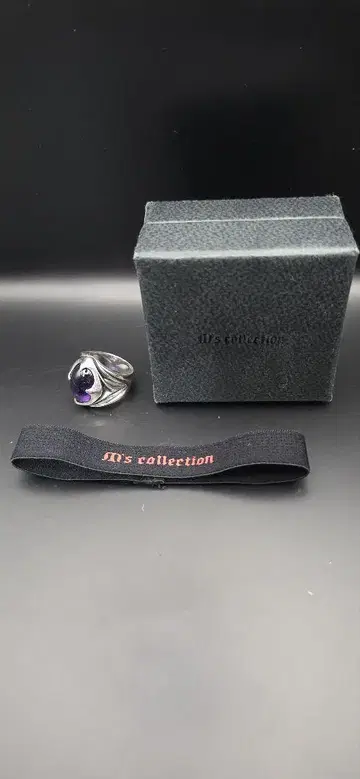 M's collection 자수정 실버 반지 21호