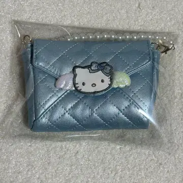 산리오 헬로키티 키디랜드 엔젤 퀼팅 러브 레터 패스 케이스