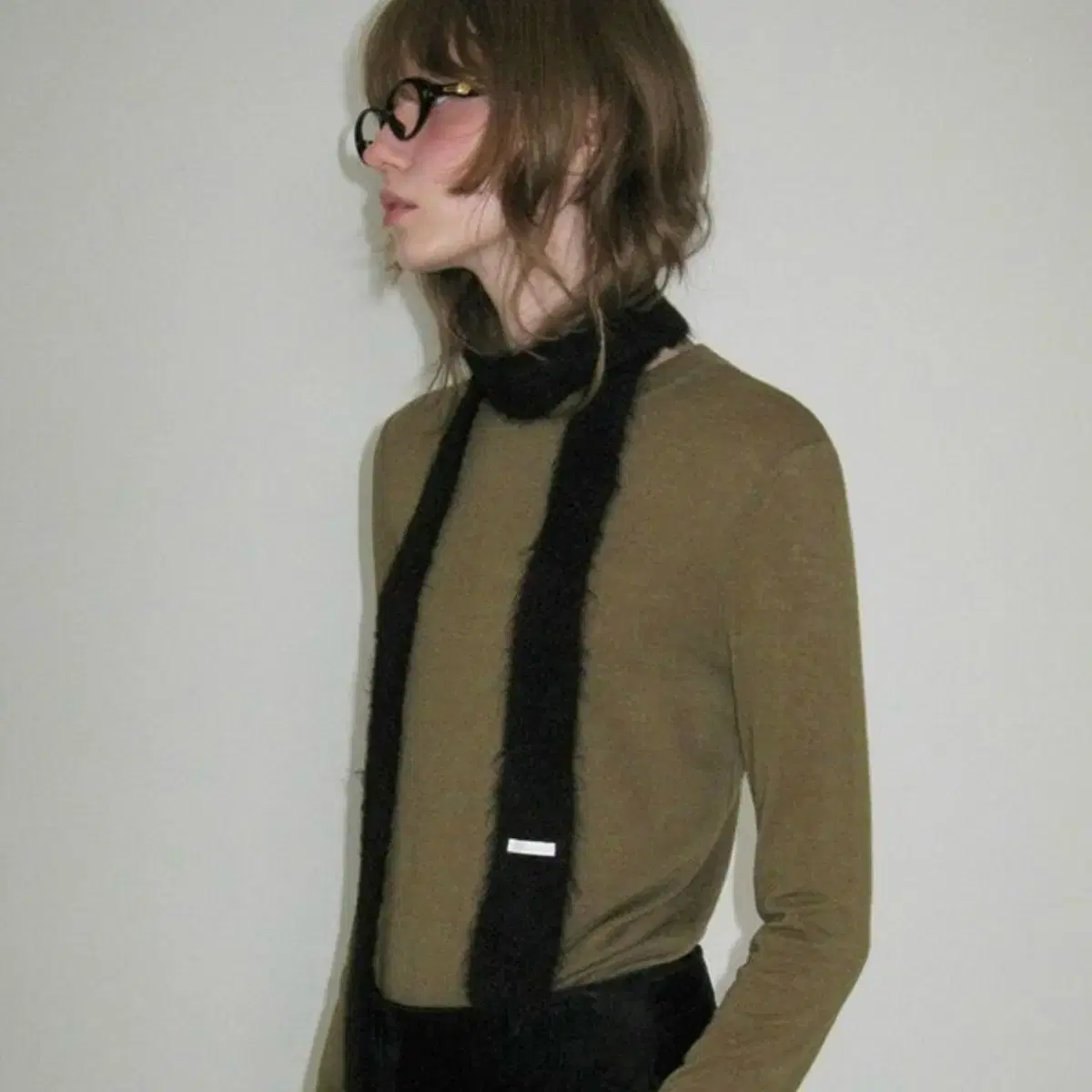 ● LOW CLASSIC ● SOFT ALPACA SLIM MUFFLER Low Classic Soft Alpaca Slim Muffler #로우클래식,#알파카