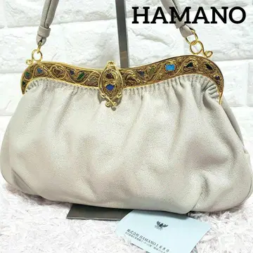 HAMANO 후지하마노 산피에트로 비쥬 가마구치 핸드백 컨디션 최상