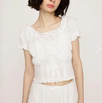 SLY COTTON LACE 상의