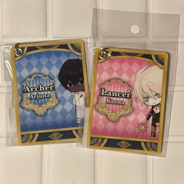 FGO 루쿠레 카드 키링 아처 아르주나 랜서 카르나