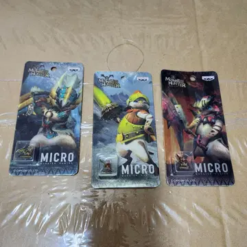 몬스터 헌터 아일루 MICRO 피규어 3종 세트 새상품