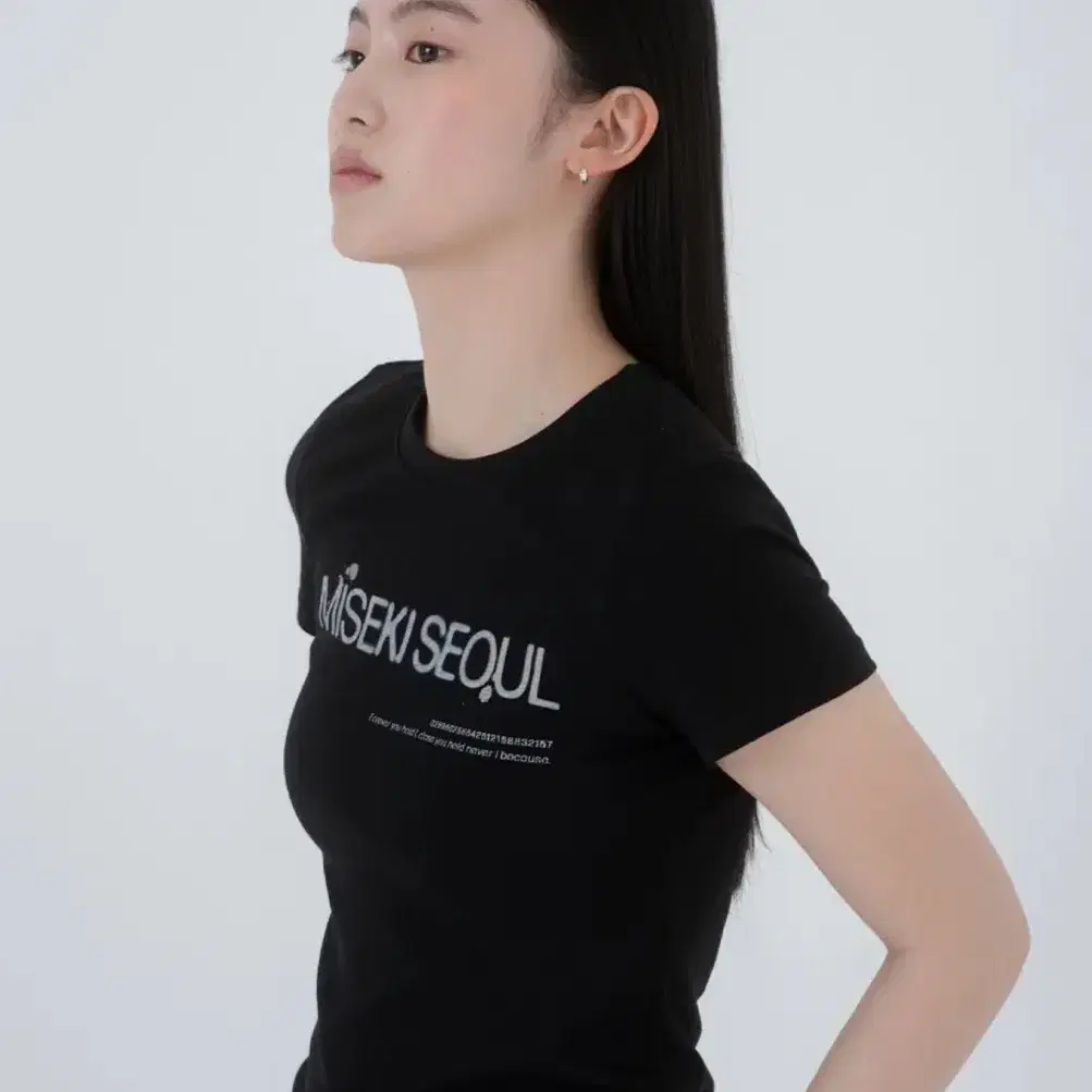 ◆MISEKI SEOUL◆ Misekiseoul short sleeves WHITE MSK2402010 Miseki typography short sleeves WHITE - 미세키서울