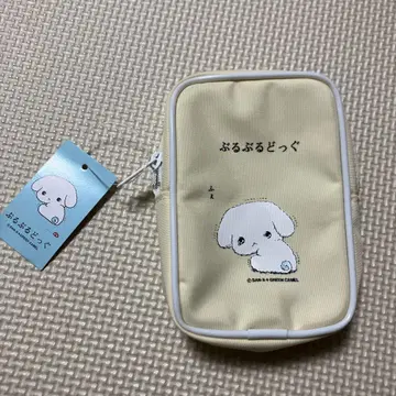 초레어! 당시 물건 부들부들 강아지 산엑스 파우치 헤이세이 레트로