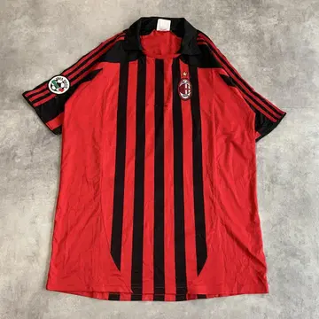 AC 밀라노 카카 축구 셔츠 유니폼 레드 블랙 XL 9658
