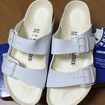 (미사용품) BIRKENSTOCK Arizona 화이트 사이즈 41