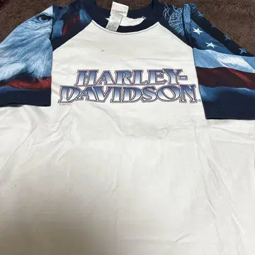 HARLEY-DAVIDSON 미국 국기 티셔츠 L