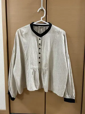 사만사 모스모스 마 혼방 블라우스 셔츠
