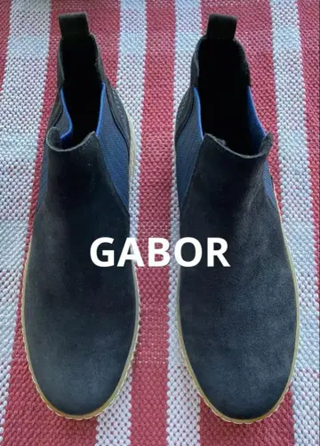 GABOR (가보르) 우먼 첼시 부츠 네이비 사이즈 6