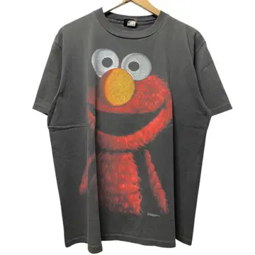90s 엘모 Sesame Street 오니 페이드 티셔츠