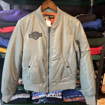 할리데이비슨 실버 MA-1 자켓