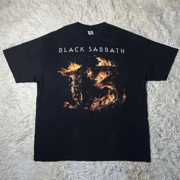 00s 블랙 사바스 Black Sabbath 티셔츠 블랙
