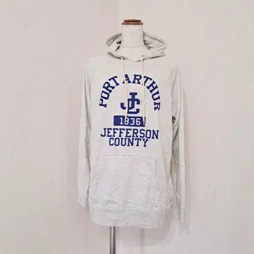 APACHE VINTAGE 풀오버 후드티 빅 프린트 그레이 계열 L