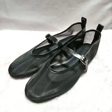 H&M 메쉬 발레 슈즈 SIZE 38 블랙 24cm