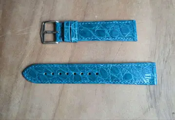 Hirsch 제누인 크로코 시계 벨트 18mm