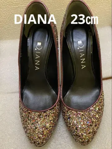 DIANA 핑크 글리터 펌프스 힐 파티