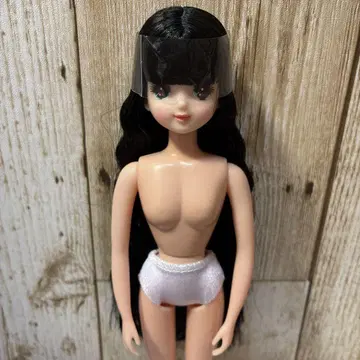 리카짱 캐슬 즐기세요 인형 푸루룬짱 블랙 헤어 롱 소바주 새상품급