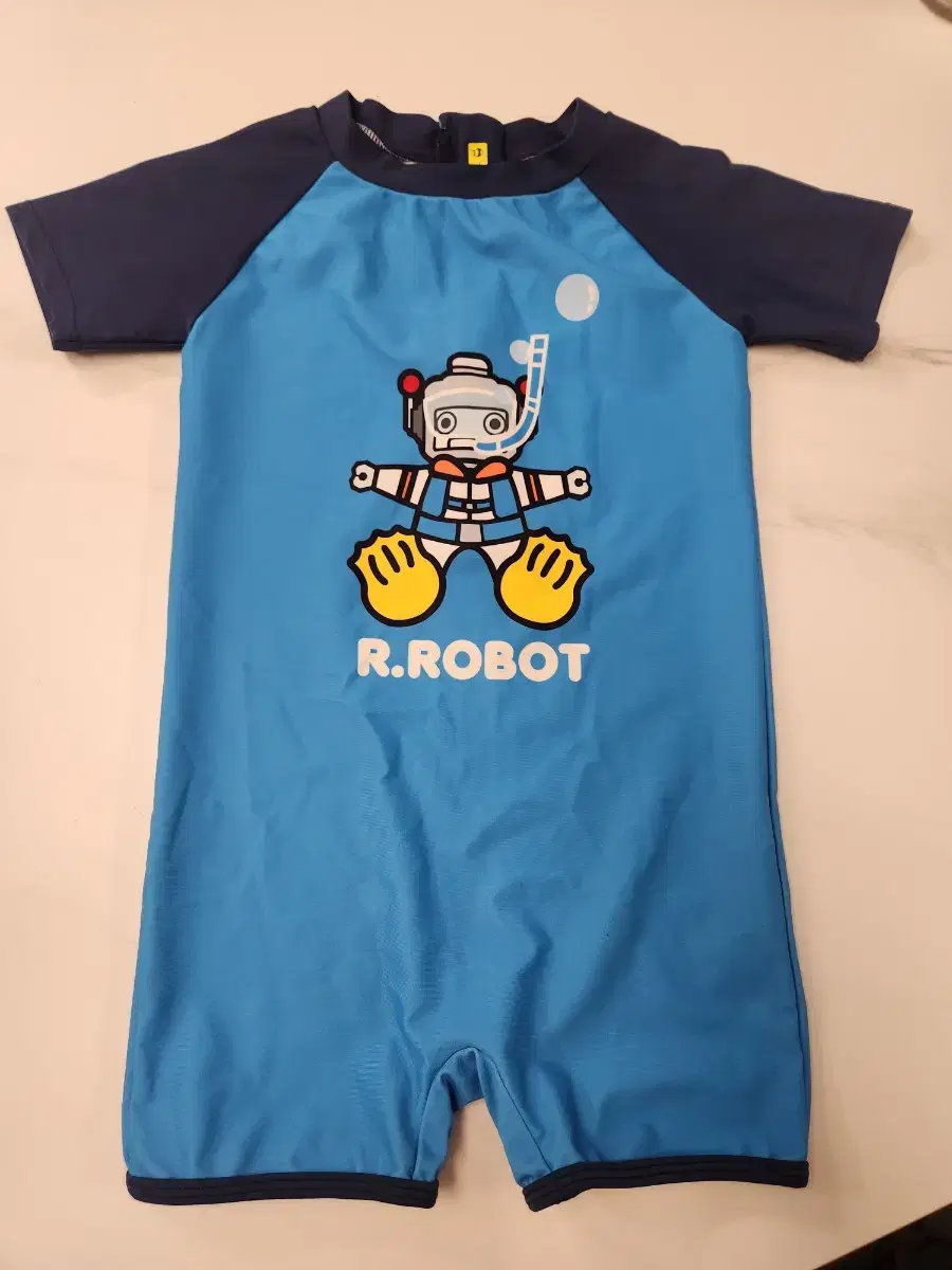 R.robot Rash Guard Size 120. Boy's Swimsuit