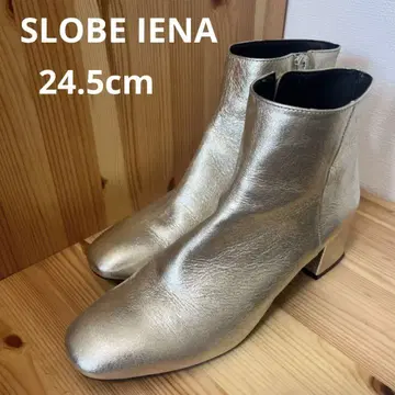 SLOBE FLAMENQUITAS 메탈릭 숏부츠 24.5