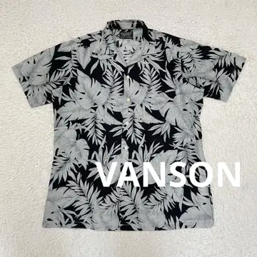 반슨 VANSON 올 패턴 보타니컬 알로하 셔츠 반팔 L
