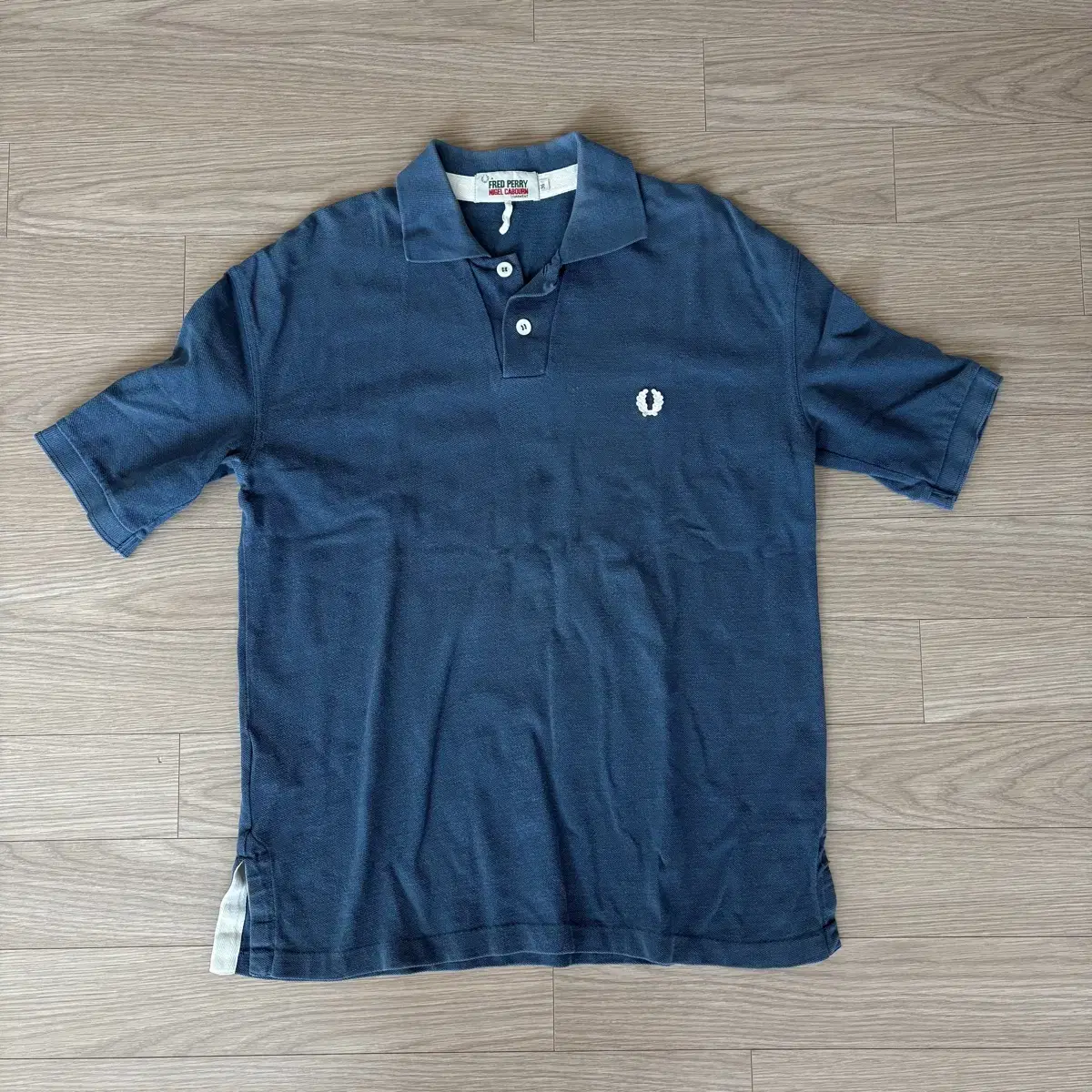 【美品】Nigel Cabourn Fred Perry Polo Shirt FRED PERRY X NIGEL CABOURN PIQUE POLO - Jazzy Badger