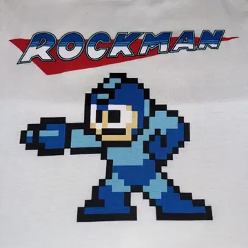 완판템 ROCK MAN 록맨 픽셀 아트 티셔츠 M 사이즈