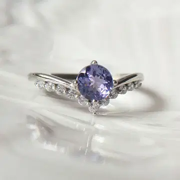 0.58ct 탄자나이트 반지