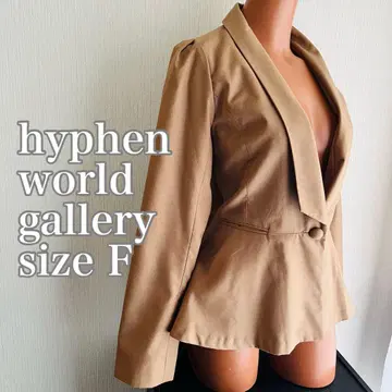hyphen world gallery 히메 스타일 A 라인 자켓