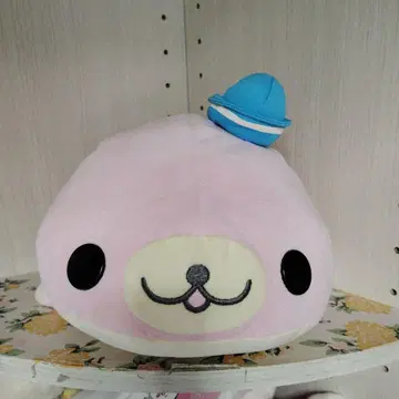 마메고마 봉제 인형 레어 마린 룩 핑크