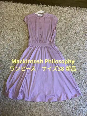 Mackintosh Philosophy 모브 핑크 원피스
