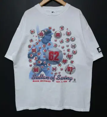 VINTAGE Mark McGwire 마크 맥과이어 MLB 티셔츠 L